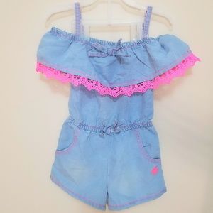 Summer off shoulder romper